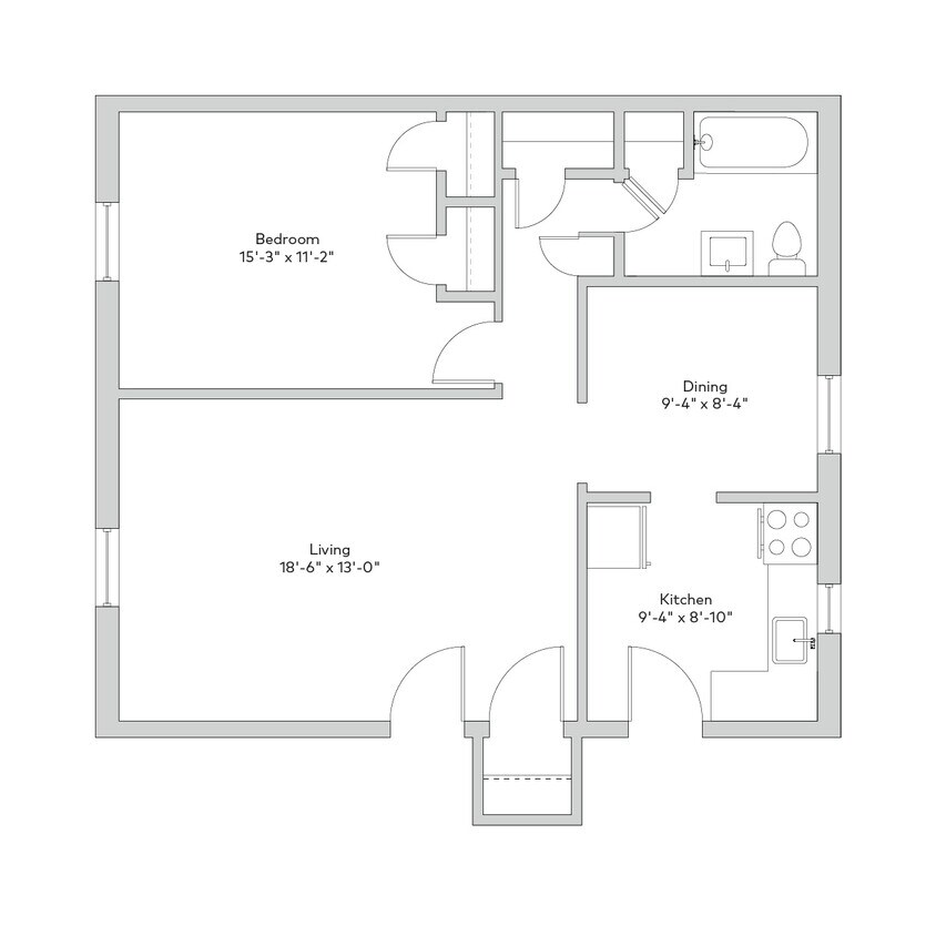 Floor Plan - RTG-1b1b
