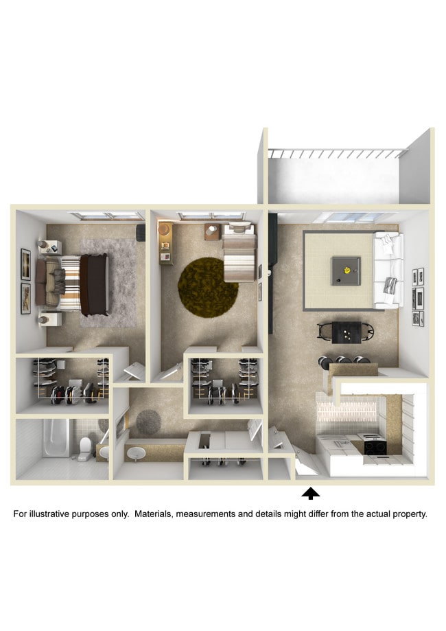 Double master suites, 2 walk in closets! - Lakewood Apartments At Lake Merced
