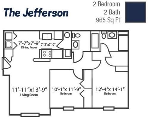 Floor Plan - C - JEFFERSON