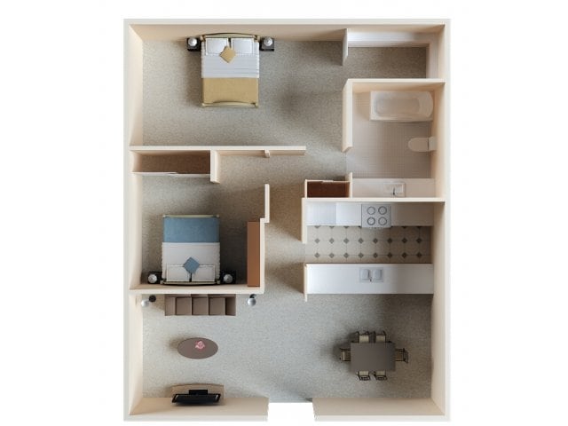 2BR/1BA - The Esplanade