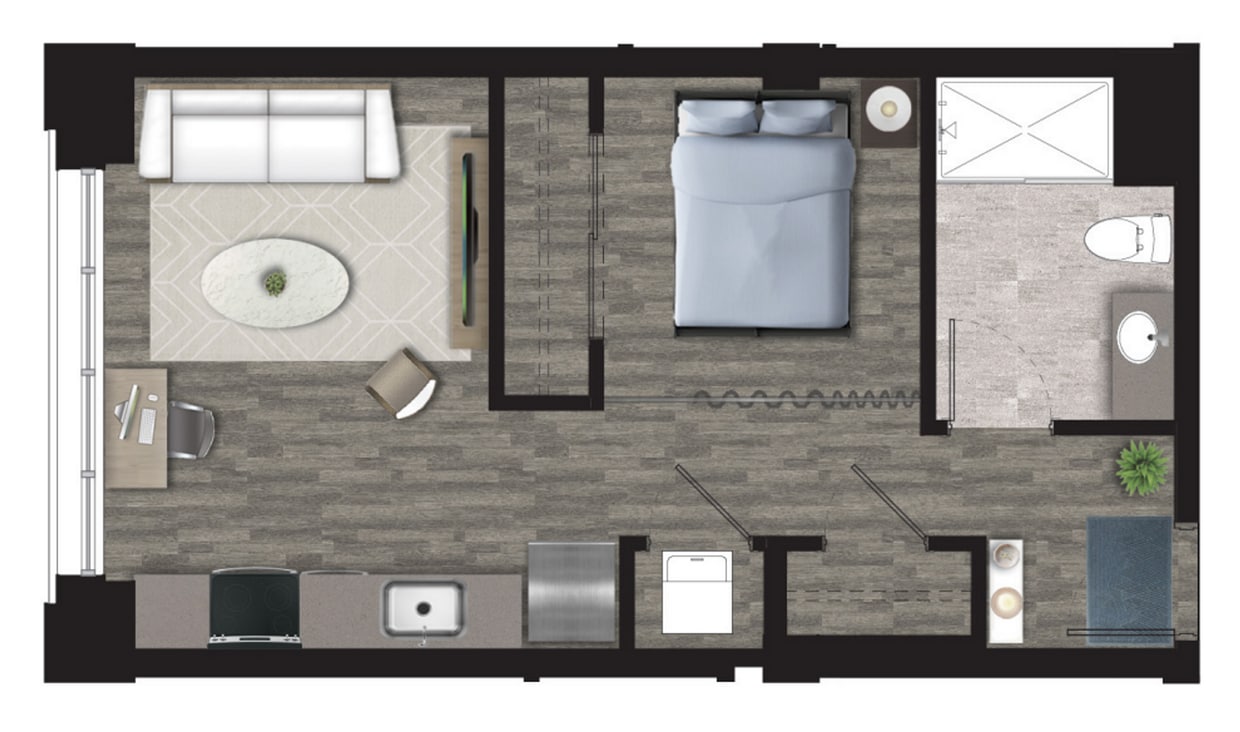 Floor Plan - Studio - SB