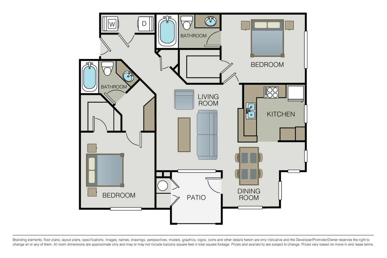 Floor Plan - The Huntington