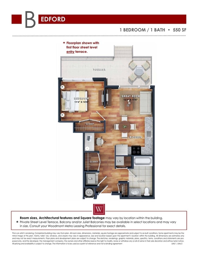 Floor Plan - Bedford