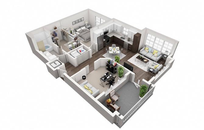 Floor Plan - Inlet w/ Den