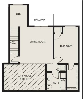 1BR/1BA - Phase 2 - 1 Bed, 1 Bath + Den Creekside Loft