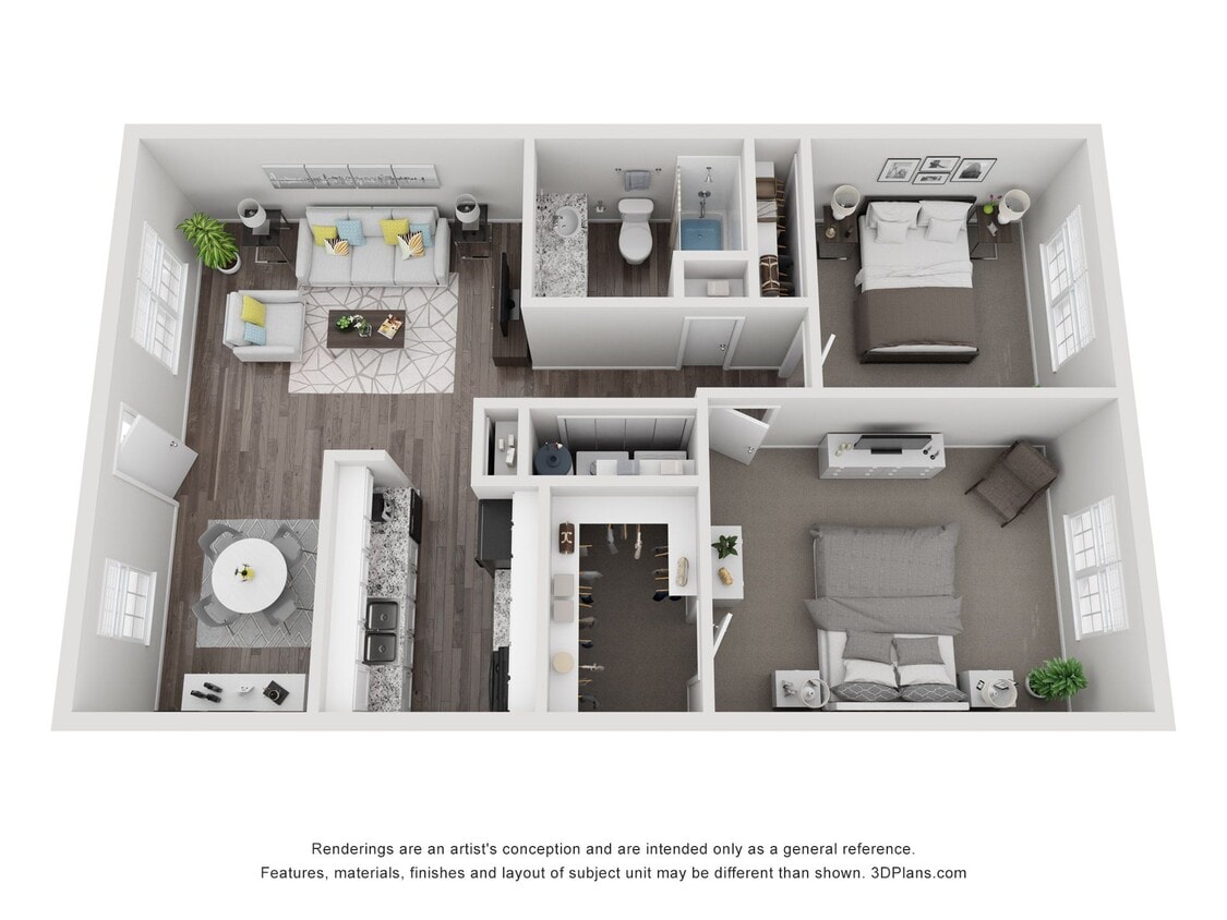 Floor Plan - B6 - Mulberry