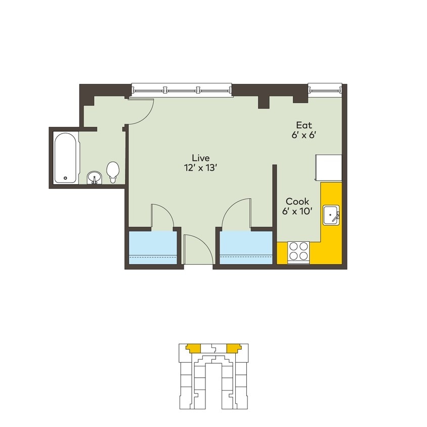 Floor Plan - 301w-0bb