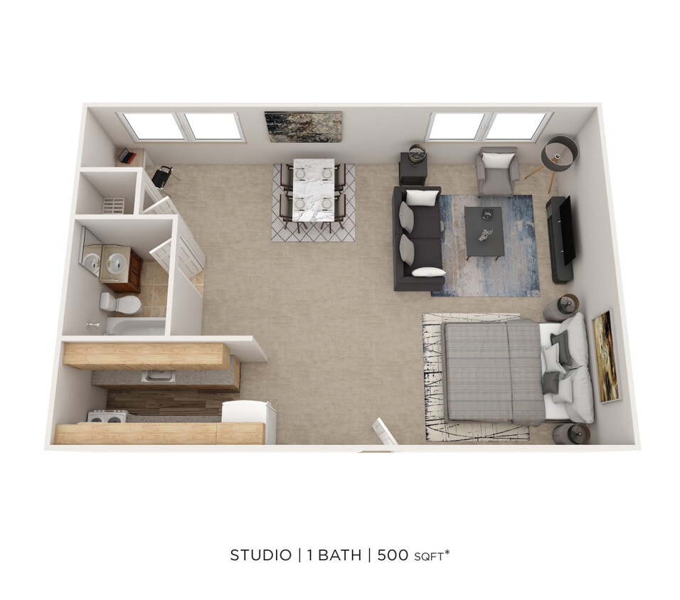 Floor Plan - Studio