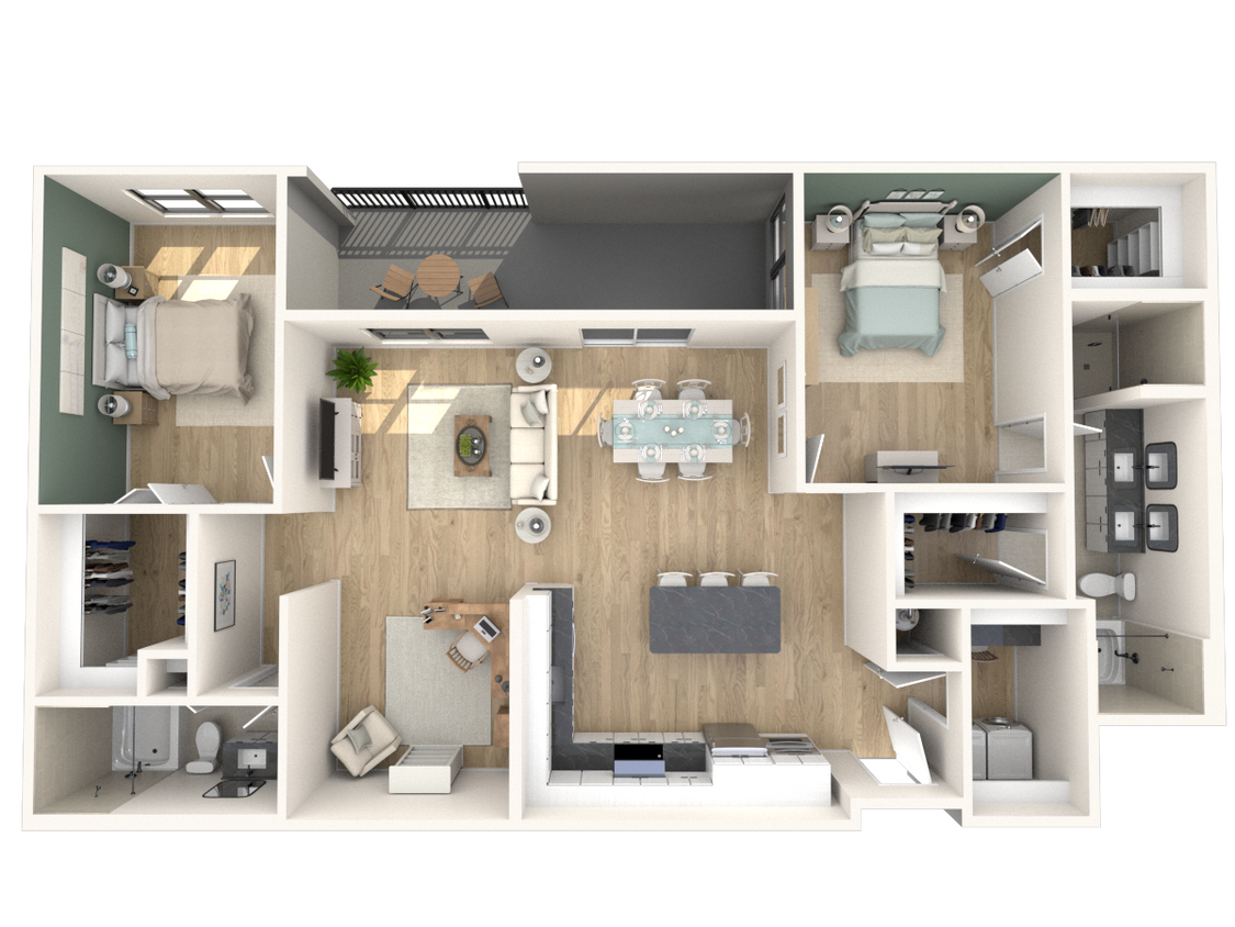 Floor Plan - Post Oak