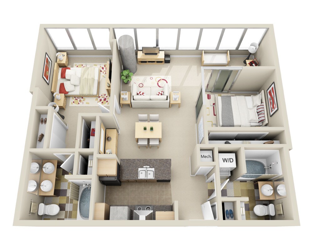 Floor Plan - Midrise B2N