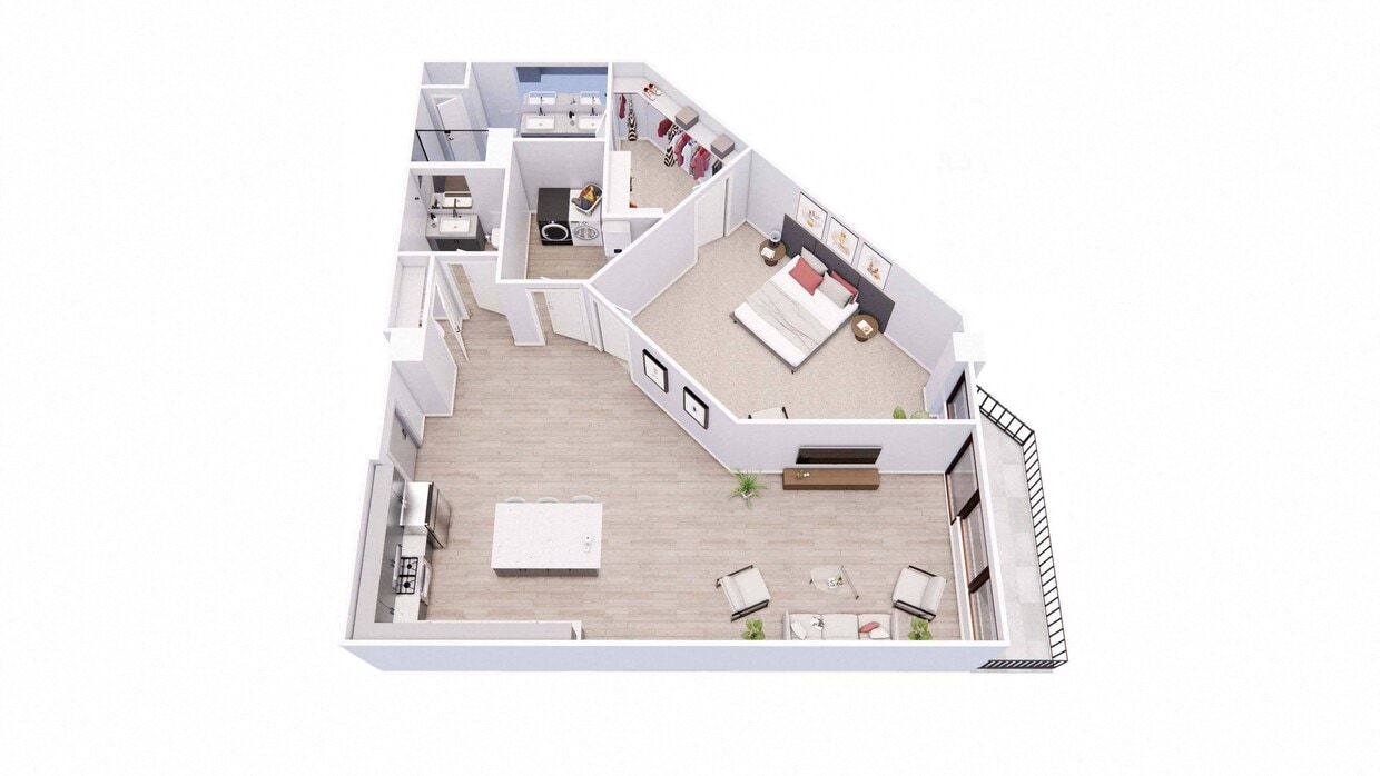 Floor Plan - 1E