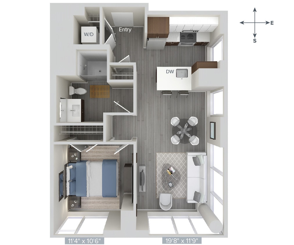 Floor Plan - A5-718-Glass