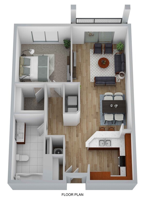 Aventura 3 | 1 Bedroom | 1 Bath | 712 SF - Aventura 3
