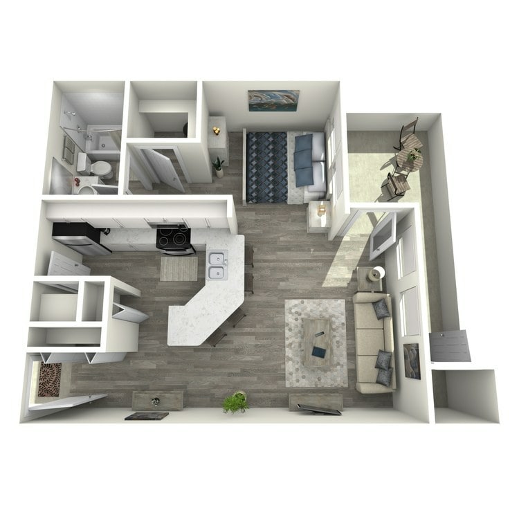 Kona_Studio 493 sqft.jpg - 0x1 Studio