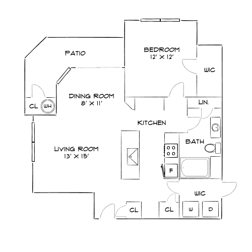 Floor Plan - Design 1C with Garage