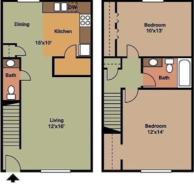 Floor Plan - 2 x 1.5