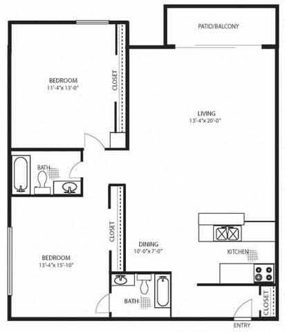 Floor Plan - The Highland Classic