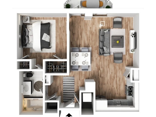 D1 Floorplan - D-1