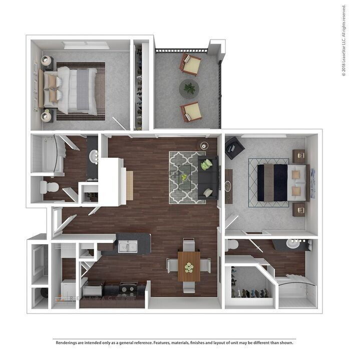 Floor Plan - B1 2x2 Renovation