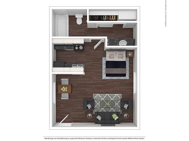 Floor Plan - Studio S1-380