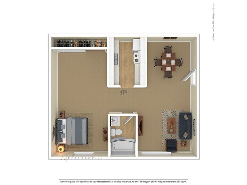 Floor Plan - 1x1lr
