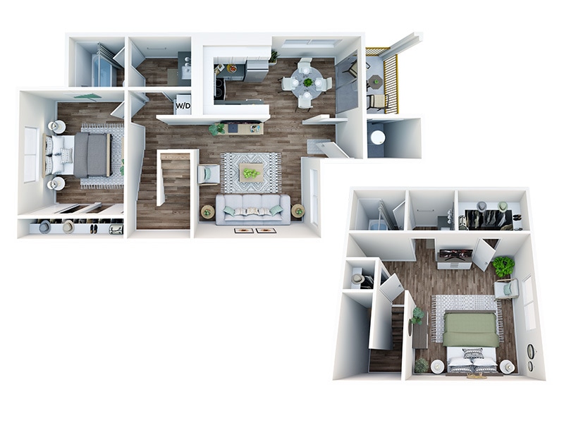 Floor Plan - 1044 2 Bed 2 Bath