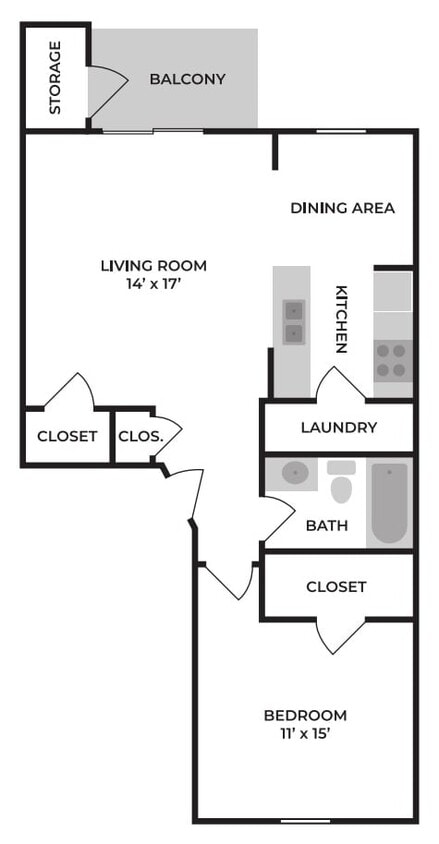 Floor Plan - The Cottage