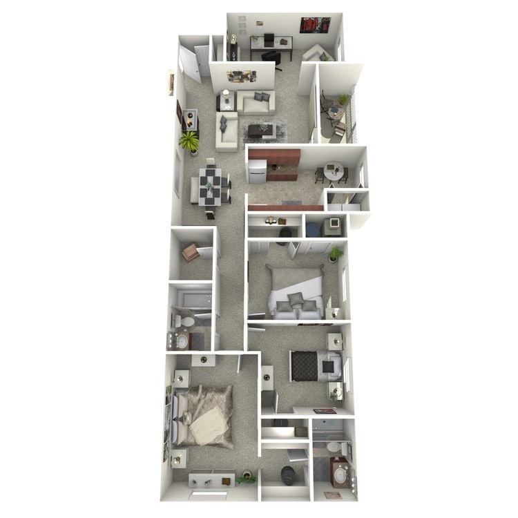 Overhead_504444.jpg - 3 Bedroom with Den