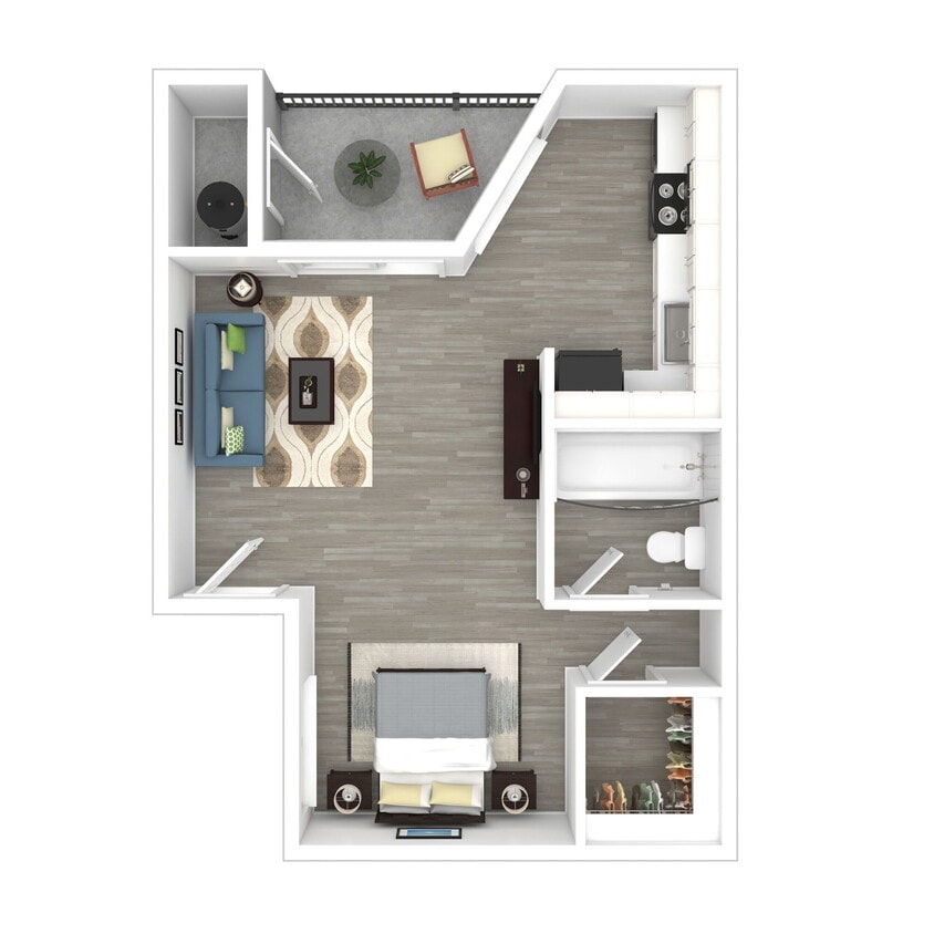Floor Plan - Studio Upgrade