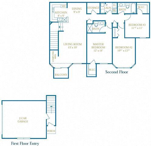 Floor Plan - The Tiverton