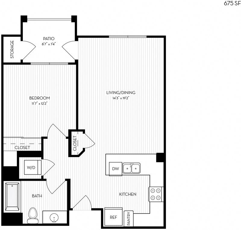 Floor Plan - Revela Floorplan 1-2A-1