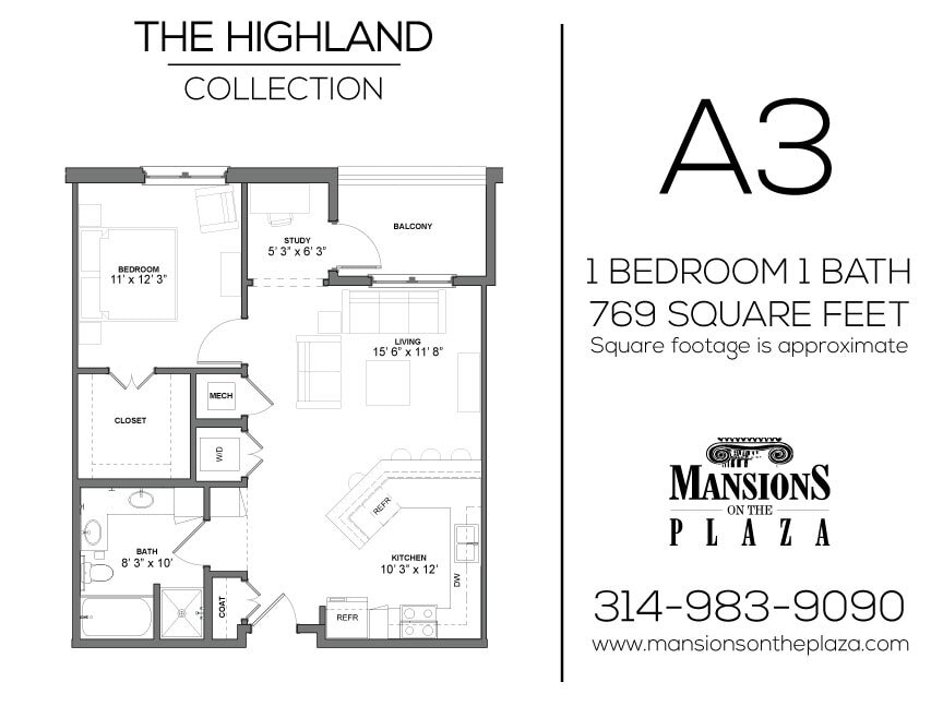 Floor Plan - Highland - A3