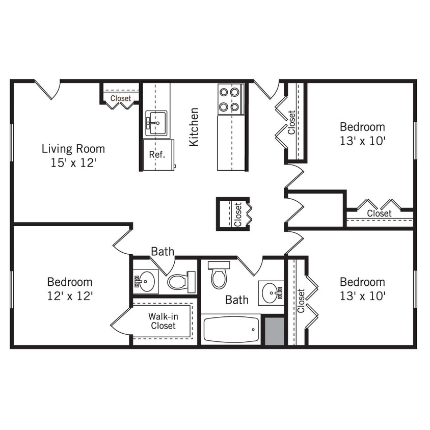 Floor Plan - The Edgewood