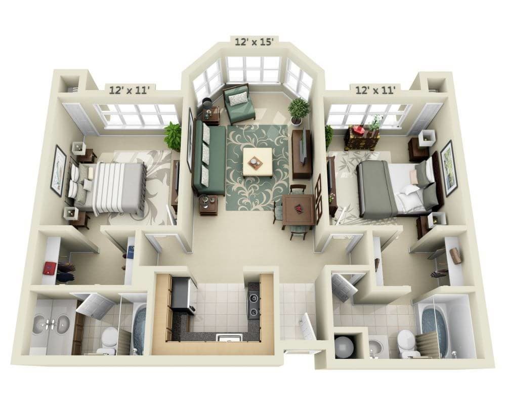 Floor Plan - Steiner (B2A)