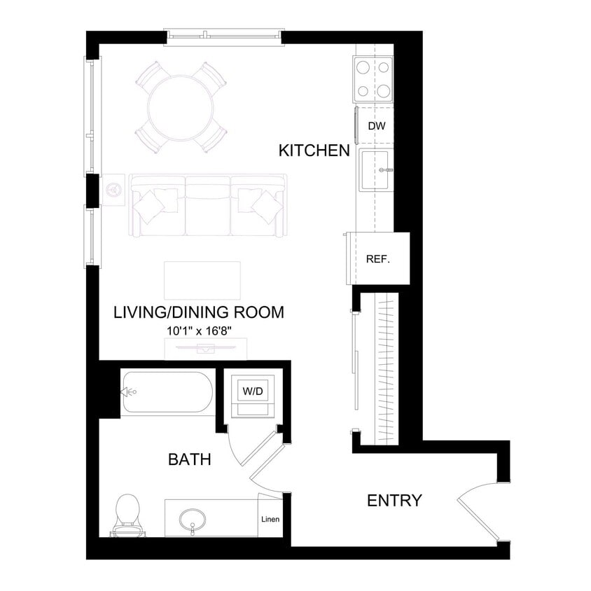 Floor Plan - S1 Furnished