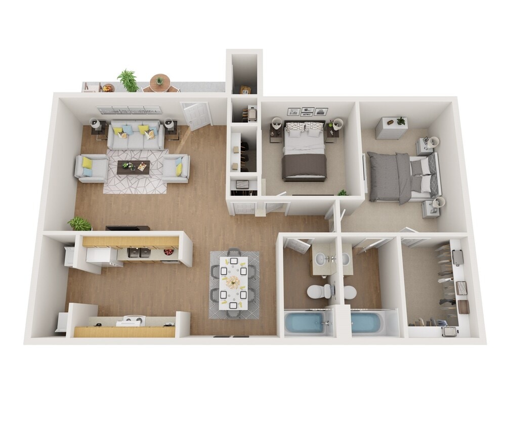 Floor Plan - El Pueblo