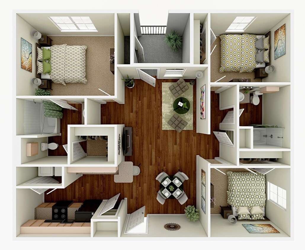 Floor Plan - 3Bedroom 2 Bath
