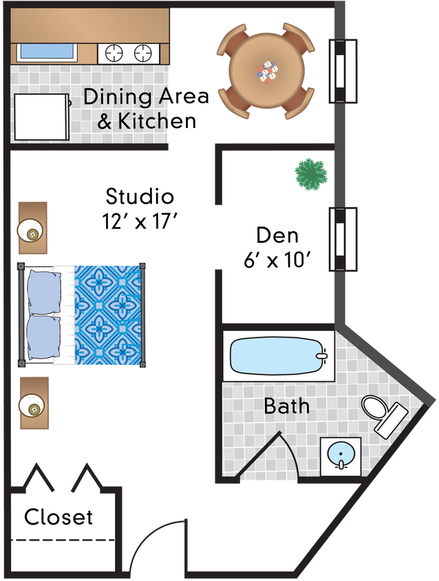 Floor Plan - Studio 07 Tier