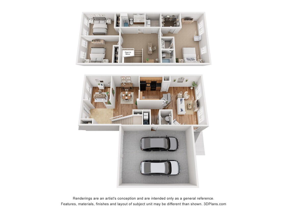 Floor Plan - Kingston Twin Home