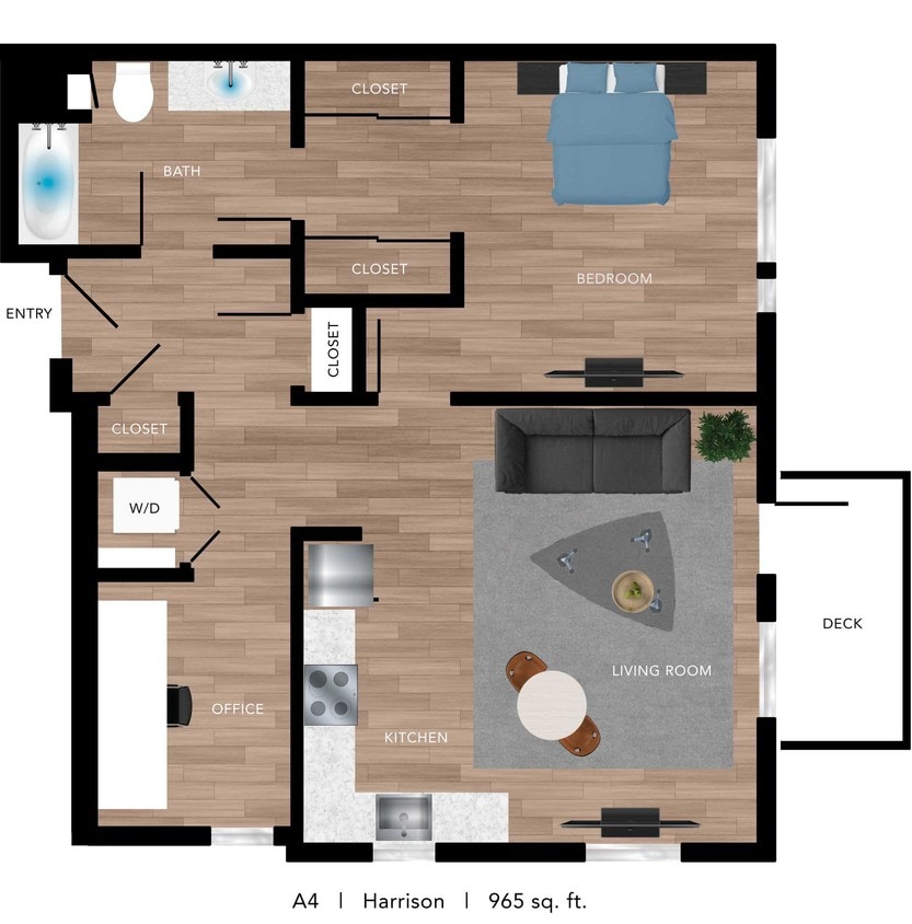 Floor Plan - A4 Harrison