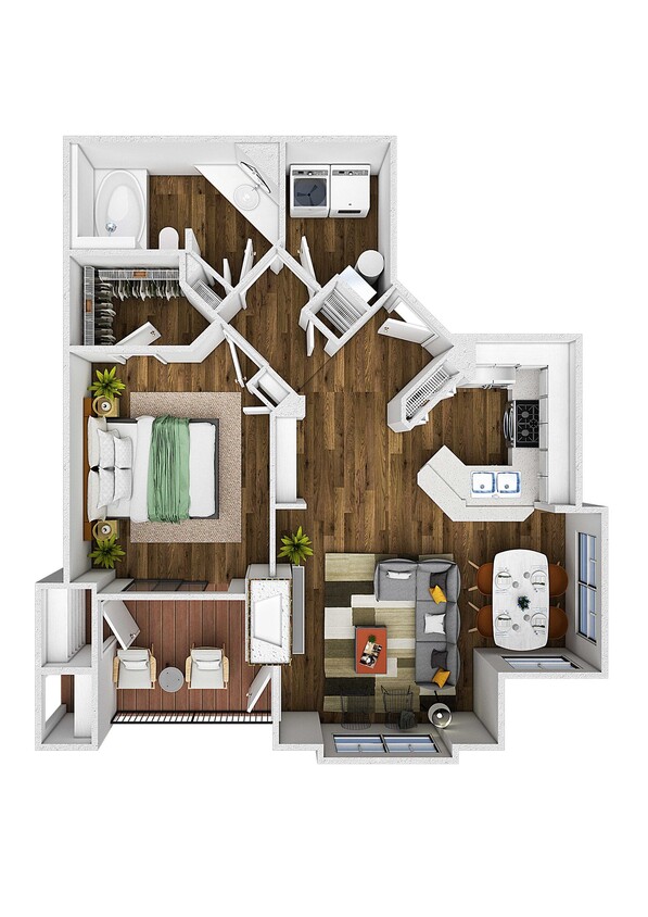 Floor Plan - Juniper with Detached Garage