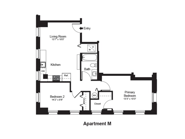 Madison 2 bedroom 1 bath - Madison