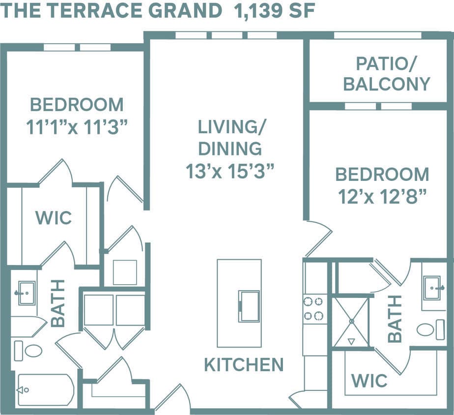 Floor Plan - Terrace Grand (Metro B1B)