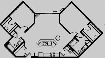 2BR/2BA - 2 Bed/2 Bath