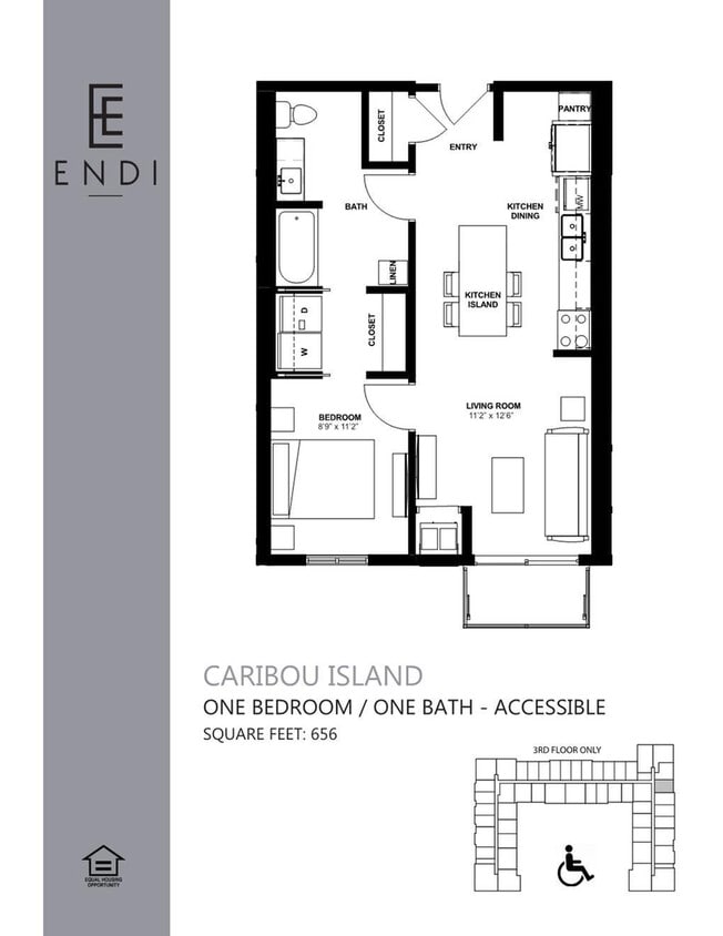 Floor Plan - Caribou Island
