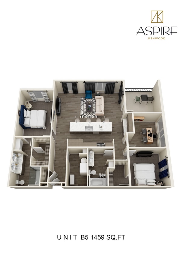 5027-AspireKenwood_Unit B5_Floorplan.jpg - Two Bedroom