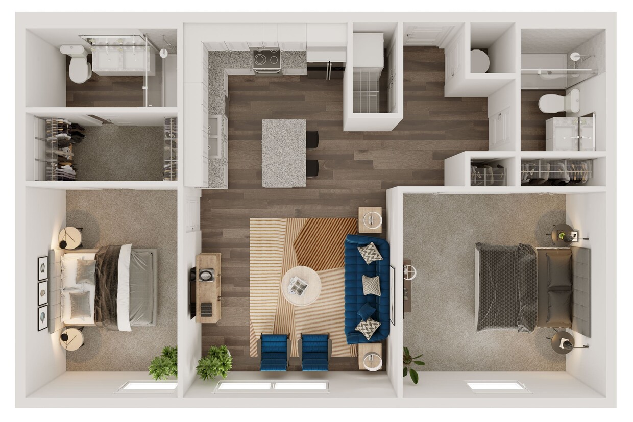 Floor Plan - B2 - SECOND AVE