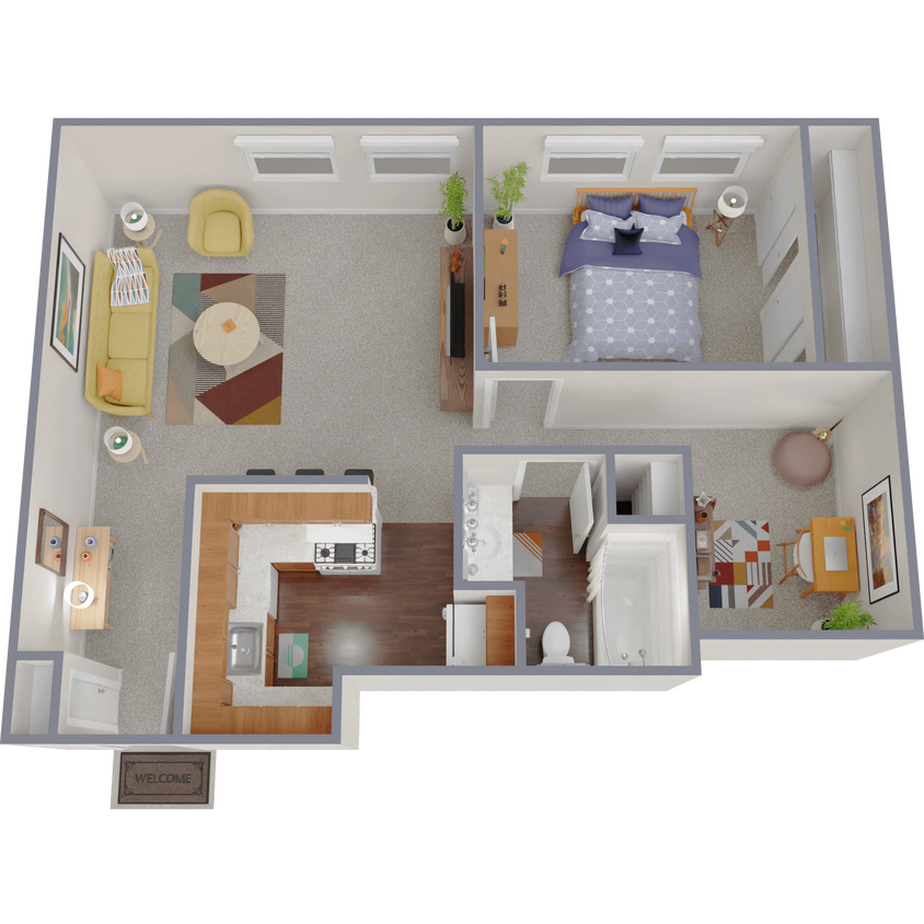 Floor Plan - THE DRAKE