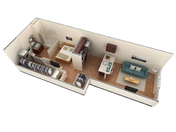 Floor Plan - Studio Grand Courtyard