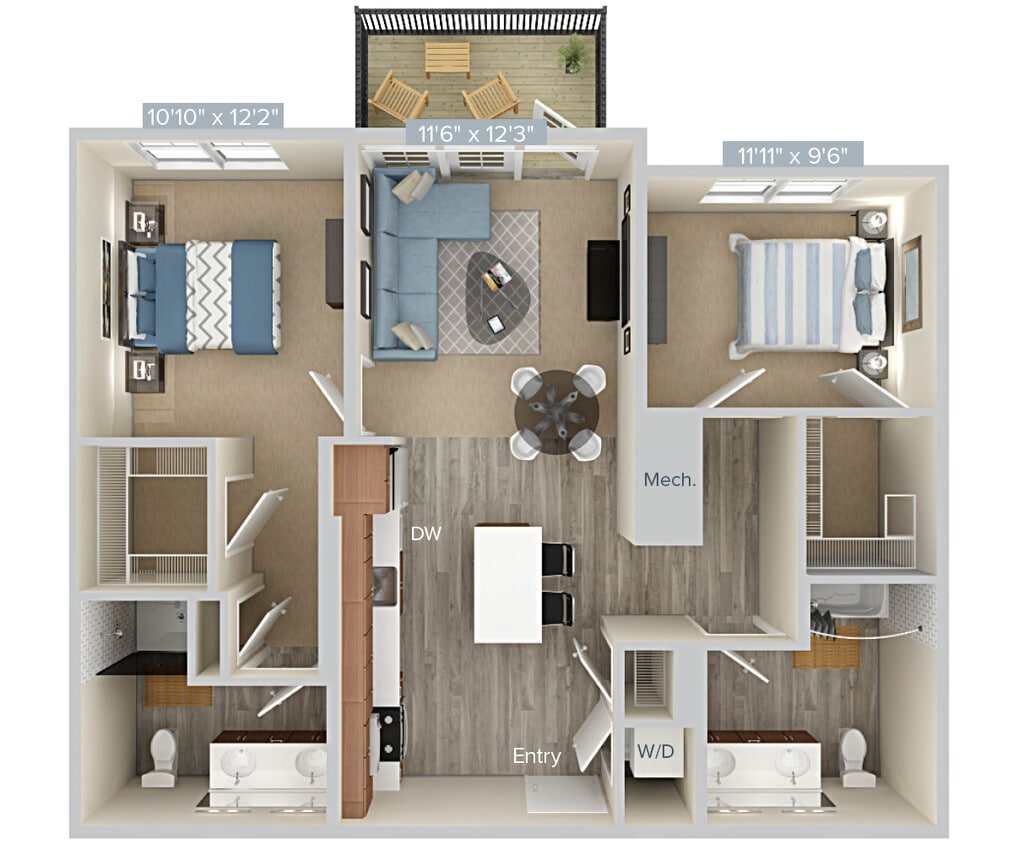 Floor Plan - B7-1087